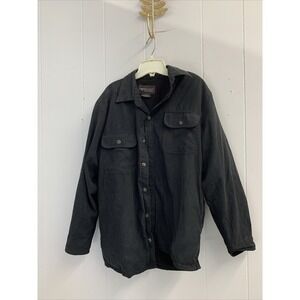 Weatherproof Shirt Unisex Size Small Soft Winter Heavy Button Front Forecast